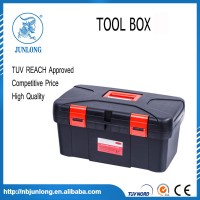 Heavy Duty Black Plastic One Latch 19 Inch Toolbox